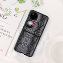 For Huawei P50 Pocket Leather Back Phone Case(Snakeskin Print)