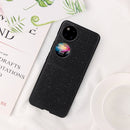 For Huawei P50 Pocket Leather Back Phone Case(Black Sequins)