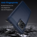 For Motorola Moto X30 Pro/Edge 30 Ultra Brushed Texture Carbon Fiber TPU Phone Case(Blue)