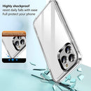 Transparent Armor Phone Case For iPhone 14 Pro(Red)