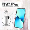 Transparent Armor Phone Case For iPhone 14 Pro(Red)