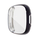 For Fitbit Sense 2 Electroplating Full Coverage TPU Watch Case(Metal Grey)