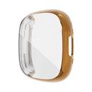 For Fitbit Sense 2 Electroplating Full Coverage TPU Watch Case(Gold)