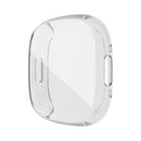 For Fitbit Sense 2 Electroplating Full Coverage TPU Watch Case(Transparent)
