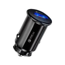 SY-681 Cigarette Lighter Conversion Plug Multi-function USB Car Fast Charger(Black)