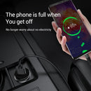 SY-681 Cigarette Lighter Conversion Plug Multi-function USB Car Fast Charger(White)