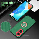 For Honor X7/Play 30 Plus Eagle Eye Ring Holder Phone Case(Dark Green + Red)