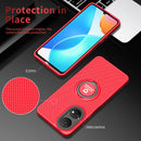 For Honor X7/Play 30 Plus Eagle Eye Ring Holder Phone Case(Red + Black)