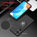 For Honor X7/Play 30 Plus Eagle Eye Ring Holder Phone Case(Black)