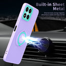 For Honor X8/X30i Eagle Eye Ring Holder Phone Case(Purple + Light Green)