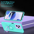 For Honor X8/X30i Eagle Eye Ring Holder Phone Case(Light Green + Purple)