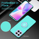 For Honor X8/X30i Eagle Eye Ring Holder Phone Case(Light Green + Purple)