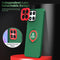 For Honor X8/X30i Eagle Eye Ring Holder Phone Case(Dark Green + Red)