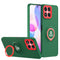 For Honor X8/X30i Eagle Eye Ring Holder Phone Case(Dark Green + Red)