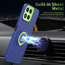 For Honor X8/X30i Eagle Eye Ring Holder Phone Case(Blue + Green)