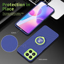 For Honor X8/X30i Eagle Eye Ring Holder Phone Case(Blue + Green)