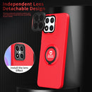 For Honor X8/X30i Eagle Eye Ring Holder Phone Case(Red + Black)