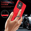 For Honor X8/X30i Eagle Eye Ring Holder Phone Case(Red + Black)