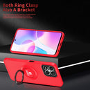 For Honor X8/X30i Eagle Eye Ring Holder Phone Case(Red + Black)
