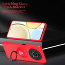 For Honor X9/X30 Eagle Eye Ring Holder Phone Case(Red + Black)