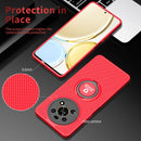 For Honor X9/X30 Eagle Eye Ring Holder Phone Case(Red + Black)
