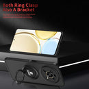 For Honor X9/X30 Eagle Eye Ring Holder Phone Case(Black)