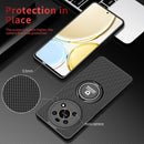 For Honor X9/X30 Eagle Eye Ring Holder Phone Case(Black)