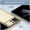 For Xiaomi Mix Fold 2 Colorful Series Acrylic + TPU Phone Case(Transparent Grey)