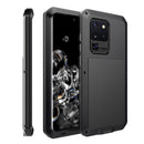 For Galaxy S20 Ultra Shockproof Waterproof Silicone + Zinc Alloy Protective Case(Black)