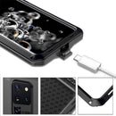 For Galaxy S20 Ultra Shockproof Waterproof Silicone + Zinc Alloy Protective Case(Black)