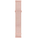 For Fitbit Versa 3 Nylon Rubber Buckle Watch Band(Rose Pink)
