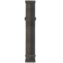 For Fitbit Versa 3 Nylon Rubber Buckle Watch Band(Black Grey)