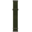 For Fitbit Versa 3 Nylon Rubber Buckle Watch Band(Army Green)