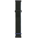 For Fitbit Versa 3 Nylon Rubber Buckle Watch Band(Charcoal)