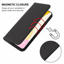 For Xiaomi 12 Lite Magnetic Closure Leather Phone Case(Black)