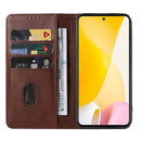 For Xiaomi 12 Lite Magnetic Closure Leather Phone Case(Brown)