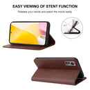 For Xiaomi 12 Lite Magnetic Closure Leather Phone Case(Brown)