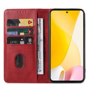 For Xiaomi 12 Lite Magnetic Closure Leather Phone Case(Red)