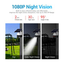 ESCAM QF724 3MP 24h Recording Cloud Storage PT 4G PIR Alarm IP Camera with Solar Panel, European Signal Bands