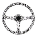 35cm Car Racing Graffiti ABS Steering Wheel(Style 4)