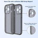 For iPhone 14 Pro Max Fine Hole Phone Case (Shining Black)