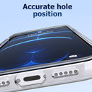 For iPhone 14 Pro Max Fine Hole Phone Case (Shining Sky Blue)