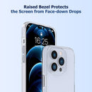 For iPhone 14 Pro Max Fine Hole Phone Case (Shining Sky Blue)