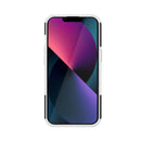 For iPhone 14 Tire Texture TPU + PC Phone Case with Holder (White)