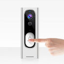 M13 Wireless Intelligent Video Doorbell Support Two-way Voice, Infrared Night Vision, Motion detection(Black)