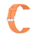 For Huawei Watch3 Pro New Solid Color Soft Silicone Watch Band(Orange)