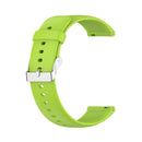 For Huawei Watch3 Pro New Solid Color Soft Silicone Watch Band(Lime Green)