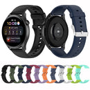For Huawei Watch3 Pro New Solid Color Soft Silicone Watch Band(Wine Red)