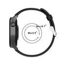 For Huawei Watch3 Pro New Solid Color Soft Silicone Watch Band(Blue Grey)