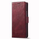 For Samsung Galaxy Z Fold4 5G LC.IMEEKE RFID Anti-theft Leather Phone Case(Red)